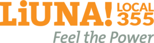 LIUNA Local 355: Feel the Power wordmark